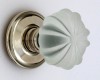 Ribbed Glass Door Knobs