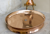 Copper Shower Tray with 855mm Diameter