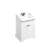 Finish (Select from Range Below): Matt White with 1 tap hole Basin