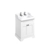 Finish (Select from Range Below): Matt White with 2 tap hole Basin