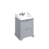 Finish (Select from Range Below): Classic Grey with 3 tap hole Basin