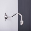 Humphrey Wall Clear Ribbed Glass Light