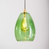 Bertie Mid Green Glass Pendant Light