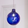William Pendant Blue Glass Light