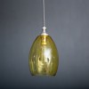 Bertie Small Yellow Glass Pendant Light