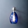 Bertie Wall Light Blue Glass