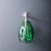 Bertie Wall Light Green Glass