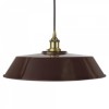 Burgundy Red Large Chancery Painted Pendant Light