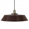 Burgundy Red Large Chancery Painted Pendant Light