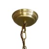 Langdon Lantern Pendant Crossbar Small Brass