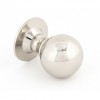 Polished Nickel Ball Cabinet Knob - Small