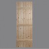 3 Ledged and Braced Pine Doors - Butt and Bead