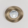Antique Brass Fixed CCT Fire Rated LED Dimmable 10W IP65 Downlight