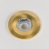 Brushed Gold CCT Fire Rated LED Dimmable 10W IP65 Downlight