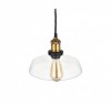 Romilly Step Clear Glass Pendant Light