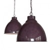 Oxford Vintage Pendant Light Mulberry Red Maroon