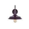 Argyll Industrial Wall Light Mulberry Red Maroon