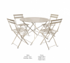 Rive Droite Bistro Set, Large in Clay