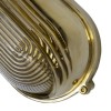 Marlborough eyelid bulkhead, Solid Brass IP65, Prismatic Glass Outdoor & Bathroom Wall Light