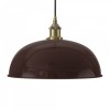 Burgundy Red Worcester Painted Pendant Light
