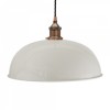 Pale Grey Worcester Painted Pendant Light