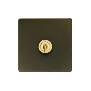 Bronze & Brushed Brass Sockets & switches