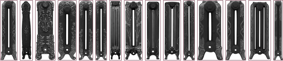 Highlighted Cast Iron Radiators