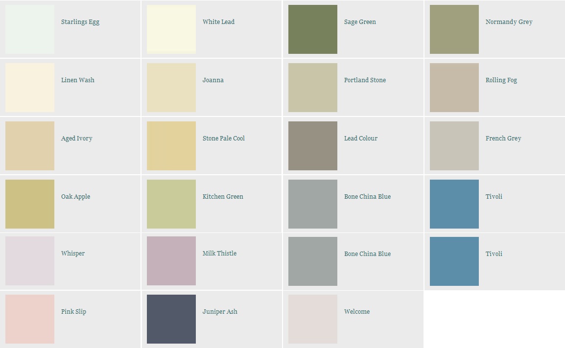 Crown Paints Colour Chart