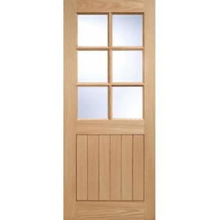Traditional Oak External Door - Cottage Glazed 6 Pane