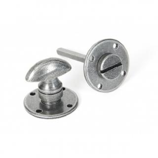 Pewter Round Bathroom Thumbturn