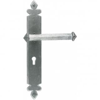 Pewter Tudor Lever Lock Set