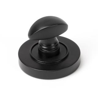 Aged Bronze Round Thumbturn Set (Plain)