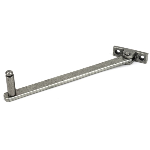 Pewter 8'' Roller Arm Stay