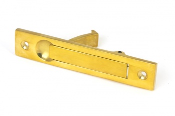 Polished Brass 125mm x 25mm Edge Pull