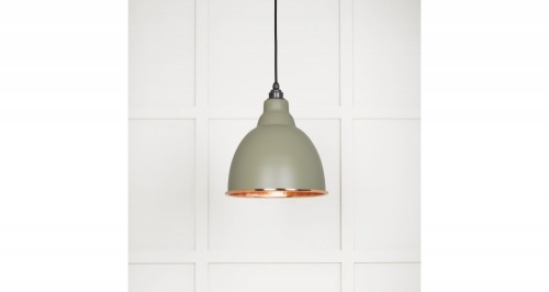 Hammered Copper Brindley Pendant in Tump