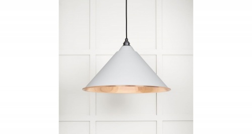 Smooth Copper Hockley Pendant in Flock