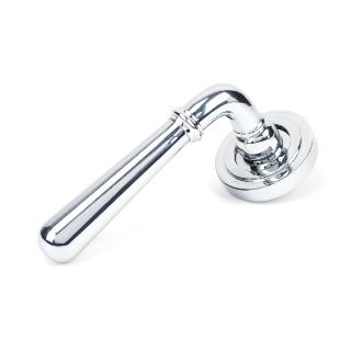 Polished Chrome Newbury Lever on Rose Set (Art Deco) - U