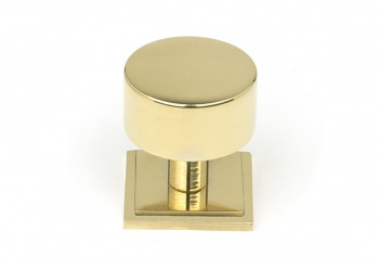 Polished Brass Kelso Cabinet Knob - 32mm (Square)