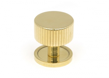 Polished Brass Judd Cabinet Knob - 32mm (Plain)