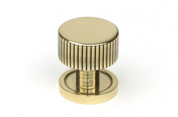 Aged Brass Judd Cabinet Knob - 25mm (Plain)