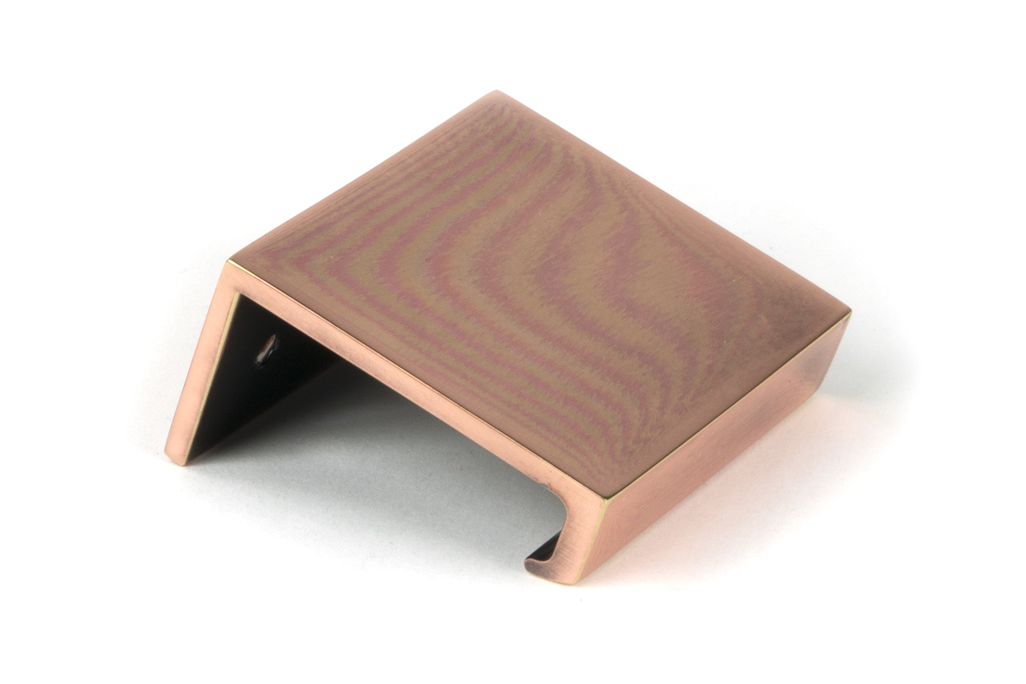 Polished Bronze 50mm Plain Edge Pull