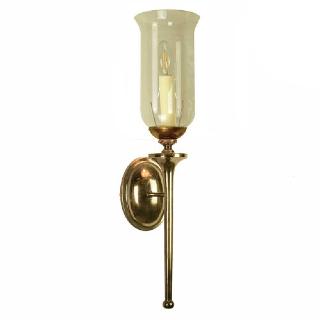Grosvenor Bathroom Wall Sconce With Storm Glass IP44