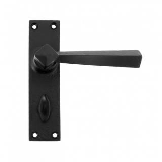 Black Straight Lever Bathroom Set