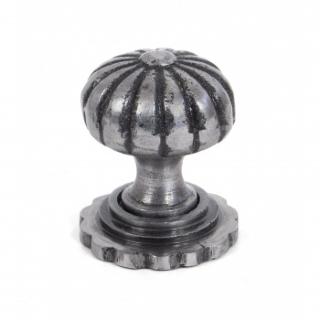 Natural Smooth Cabinet Knob (With Base) - Large