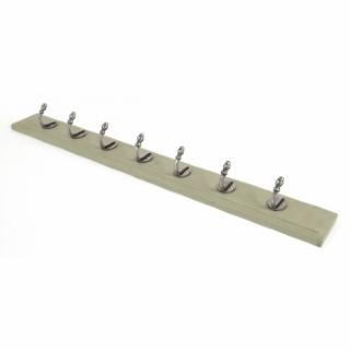 Stable Coat Rack - Natural Smooth & Olive Green