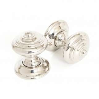 Polished Nickel Elmore Concealed Mortice Knob Set