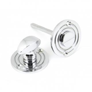 Polished Chrome Round Bathroom Thumbturn