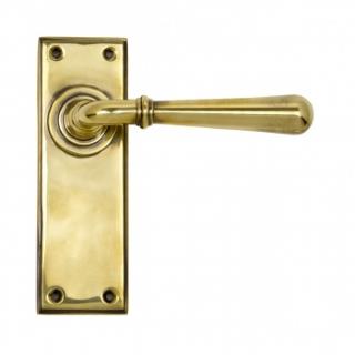 Aged Brass Newbury Lever Latch Set