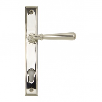 Polished Nickel Newbury Slimline Lever Espag. Lock Set