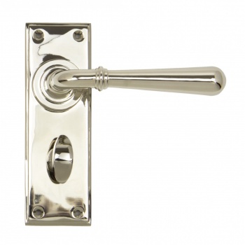 Polished Nickel Newbury Lever Bathroom Set